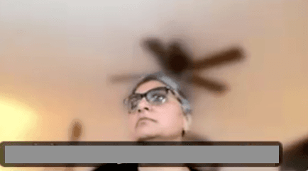 Face turned away from camera